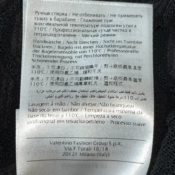 MISSONI BLACK ZIG ZAG PATTERN MESH OPEN CARDIGAN MADE IN ITALY EUC IT48 = US 12 - Picture 15 of 15